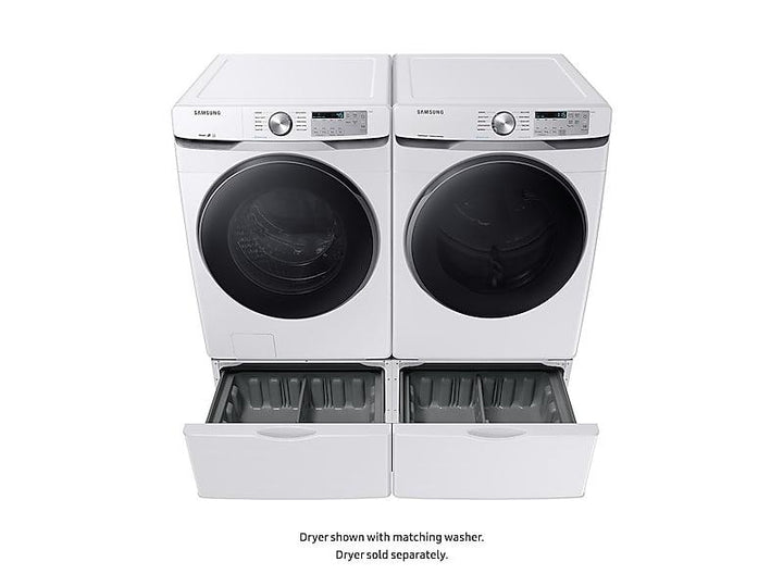 SAMSUNG DVG45R6100W 7.5 cu. ft. Gas Dryer with Steam Sanitize+ in White