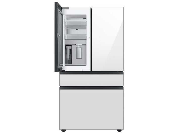 SAMSUNG RF23BB860012AA Bespoke 4-Door French Door Refrigerator 23 cu. ft. with Beverage Center TM in White Glass