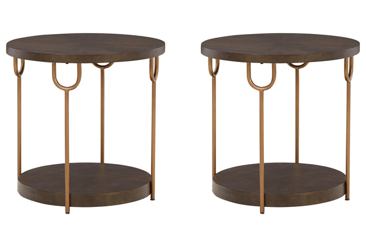 ASHLEY FURNITURE PKG010555 2 End Tables