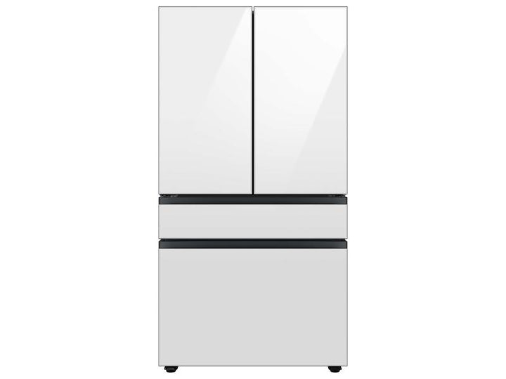 SAMSUNG RF29BB860012AA Bespoke 4-Door French Door Refrigerator 29 cu. ft. with Beverage Center TM in White Glass