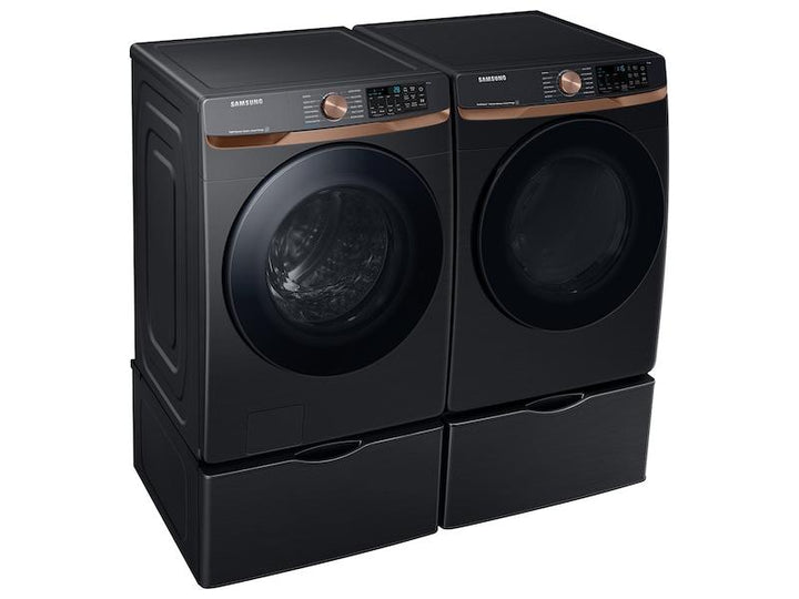 SAMSUNG DVE50BG8300VA3 7.5 cu. ft. Smart Electric Dryer with Steam Sanitize+ and Sensor Dry in Brushed Black