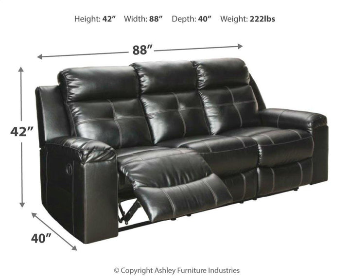ASHLEY FURNITURE 82105U1 Kempten Reclining Sofa and Loveseat