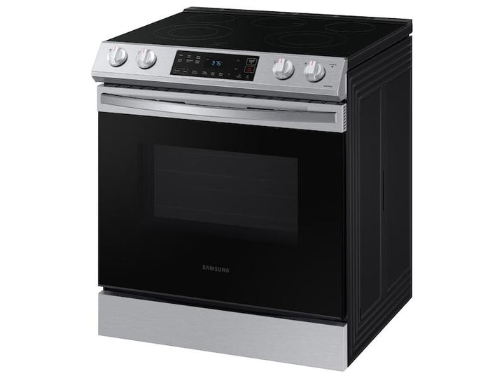 SAMSUNG NE63T8111SS 6.3 cu. ft. Smart Slide-in Electric Range in Stainless Steel