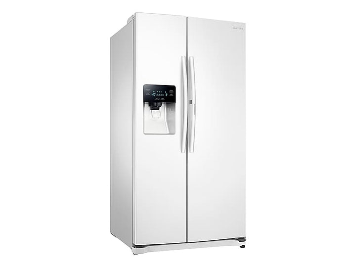 SAMSUNG RH25H5611WW 25 cu. ft. Food Showcase Side-by-Side Refrigerator with Metal Cooling in White