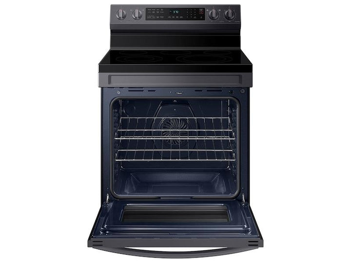 SAMSUNG NE63A6511SG 6.3 cu. ft. Smart Freestanding Electric Range with No-Preheat Air Fry & Convection in Black Stainless Steel