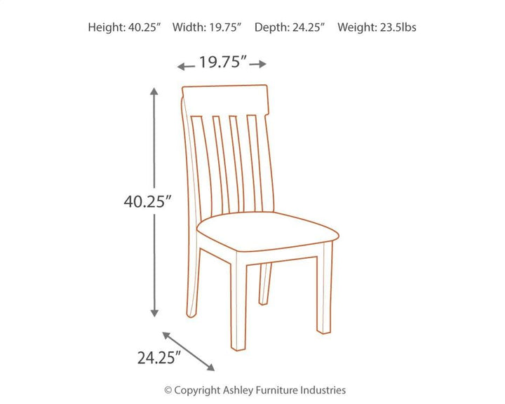 ASHLEY FURNITURE D596D2 Haddigan Dining Table With 4 Chairs and Bench