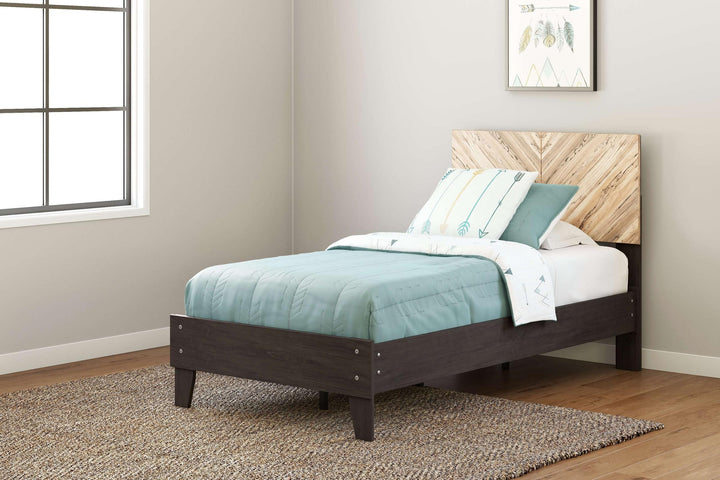 ASHLEY FURNITURE EB5514B3 Piperton Twin Panel Platform Bed