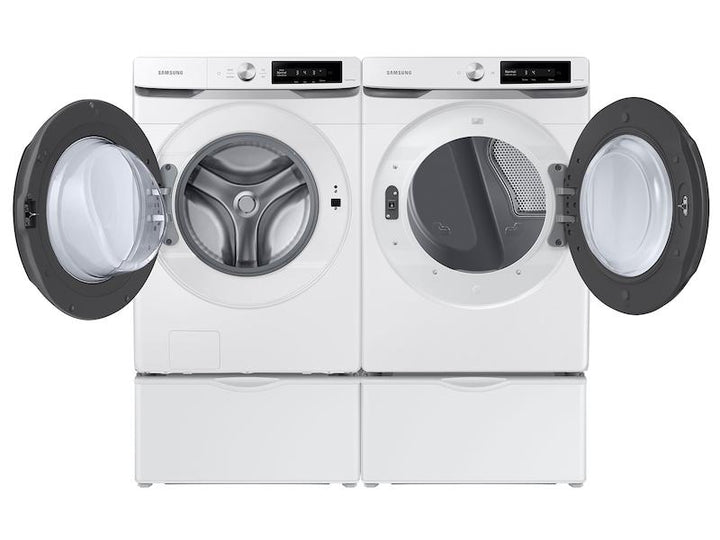 SAMSUNG DVE45A6400W 7.5 cu. ft. Smart Dial Electric Dryer with Super Speed Dry in White