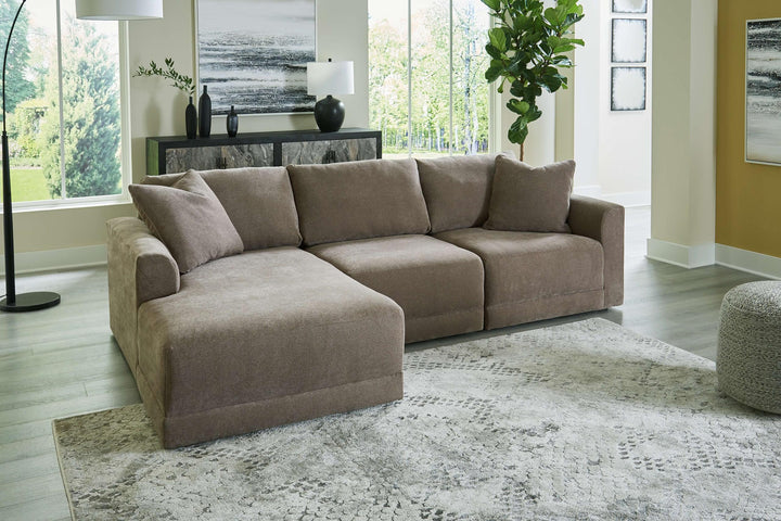 ASHLEY FURNITURE 14603S1 Raeanna 3-piece Sectional Sofa With Chaise