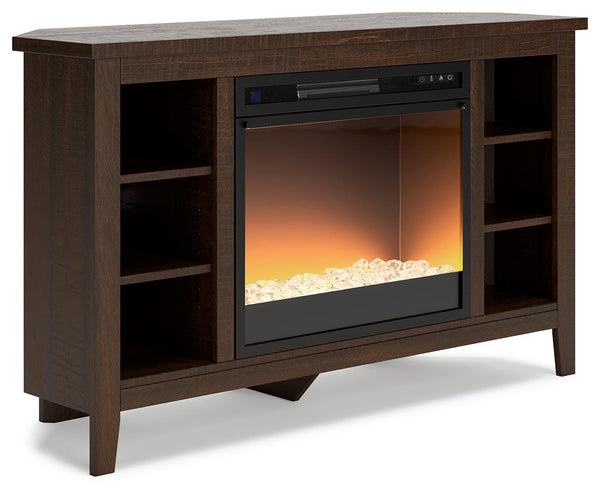 ASHLEY FURNITURE W283W5 Camiburg Corner TV Stand With Electric Fireplace