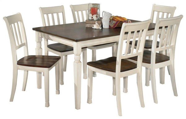 ASHLEY FURNITURE PKG002052 Dining Table and 6 Chairs