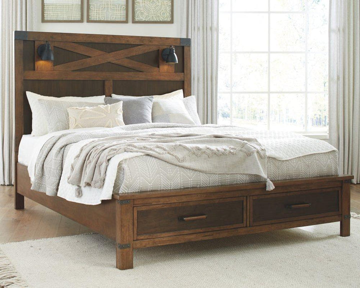 ASHLEY FURNITURE B759B3 Wyattfield Queen Panel Bed With Storage