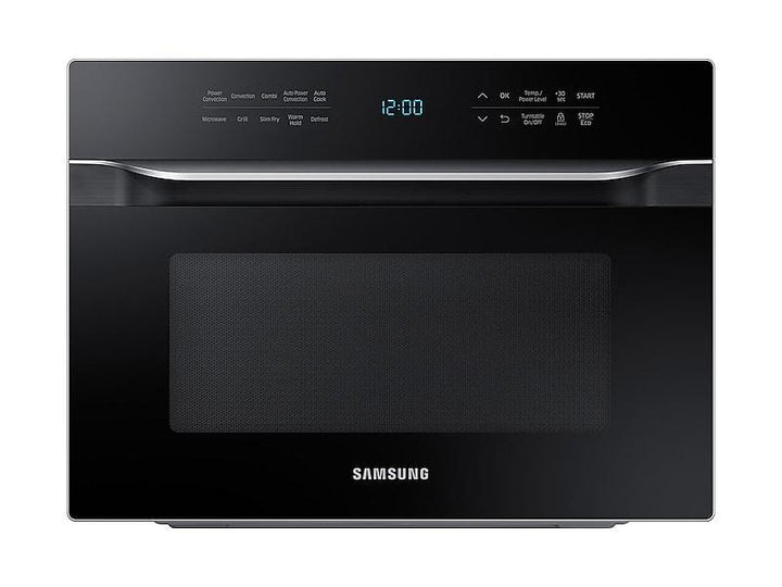 SAMSUNG MC12J8035CT 1.2 cu. ft. PowerGrill Duo TM Countertop Microwave with Power Convection and Built-In Application in Black