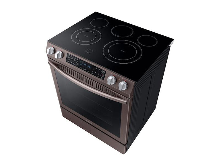 SAMSUNG NE58R9431ST 5.8 cu. ft. Slide-In Electric Range in Tuscan Stainless Steel