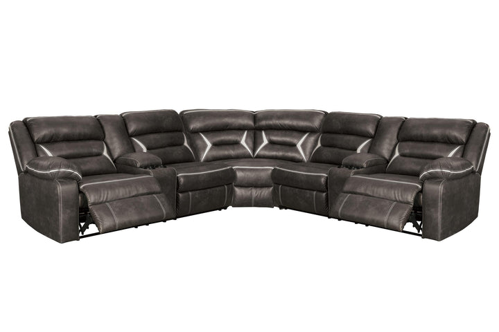 ASHLEY FURNITURE PKG000835 3-piece Sectional With Recliner