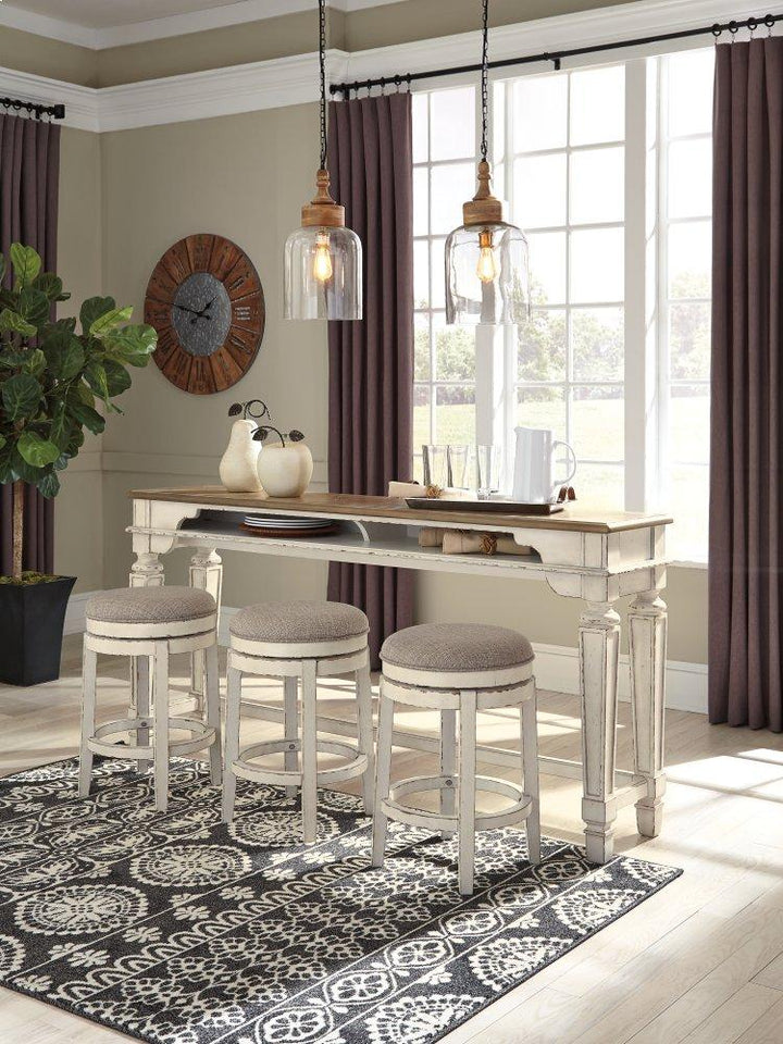 ASHLEY FURNITURE PKG008186 Counter Height Dining Table and 3 Barstools