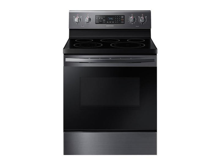 SAMSUNG NE59R4321SG 5.9 cu. ft. Freestanding Electric Range with Convection in Black Stainless Steel