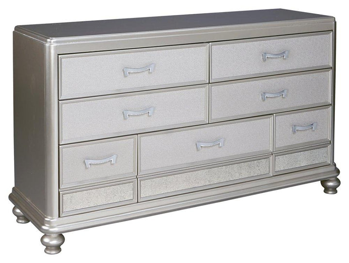 ASHLEY FURNITURE PKG007821 California King Upholstered Bed With Dresser