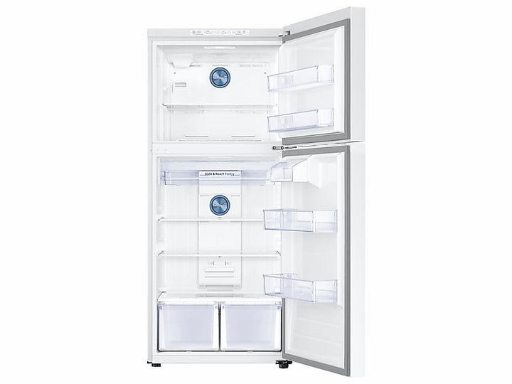 SAMSUNG RT18M6213WW 18 cu. ft. Top Freezer Refrigerator with FlexZone TM in White