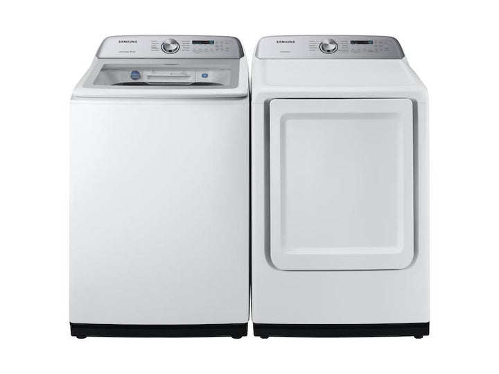 SAMSUNG WA49B5205AW 4.9 cu. ft. Capacity Top Load Washer with ActiveWave TM Agitator and Active WaterJet in White