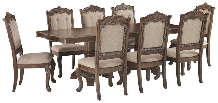 ASHLEY FURNITURE PKG002288 Dining Table and 8 Chairs