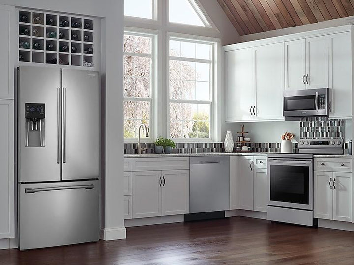 SAMSUNG NE59N6650SS 5.9 cu. ft. Freestanding Electric Range with True Convection & Steam Assist in Stainless Steel