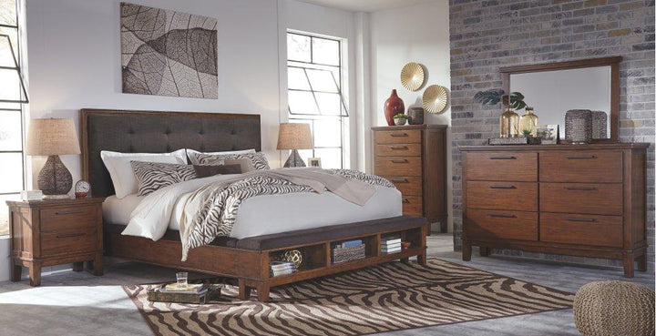 ASHLEY FURNITURE B594B4 Ralene King Upholstered Panel Bed