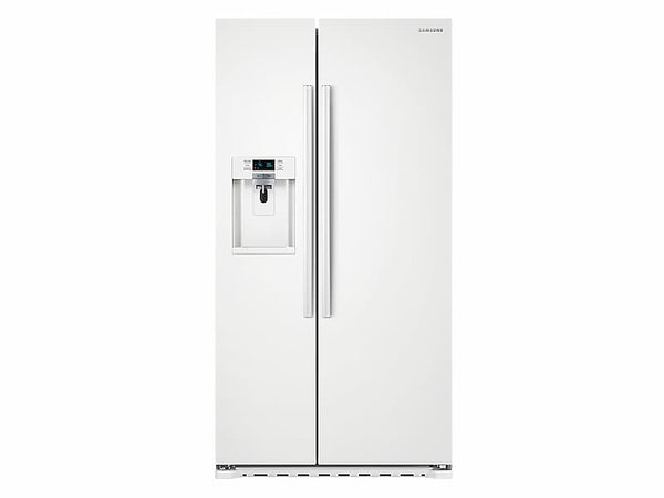 SAMSUNG RS22HDHPNWW 22 cu. ft. Counter Depth Side-by-Side Refrigerator in White