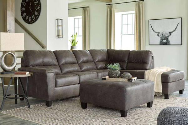 ASHLEY FURNITURE PKG007393 2-piece Sectional With Ottoman