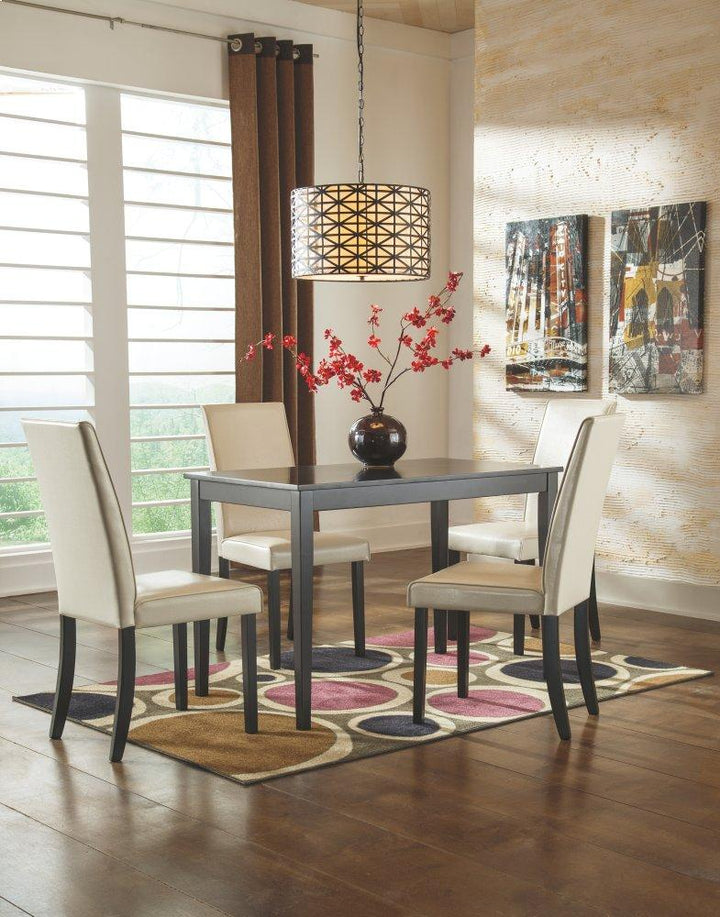 ASHLEY FURNITURE D250D3 Kimonte Dining Table and 4 Chairs