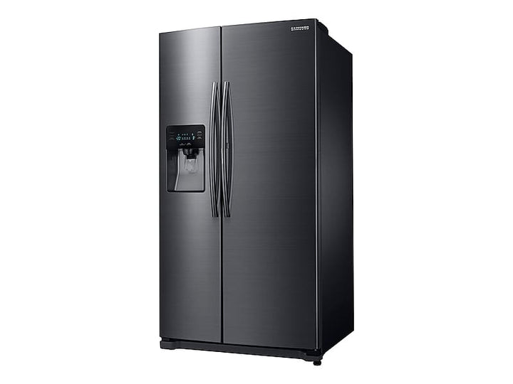 SAMSUNG RH25H5611SG 25 cu. ft. Food ShowCase Side-by-Side Refrigerator with Metal Cooling in Black Stainless Steel