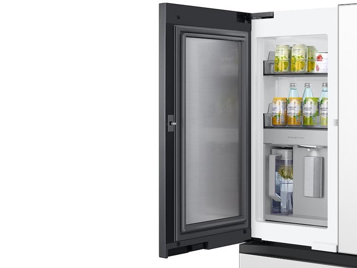 SAMSUNG RF23BB860012AA Bespoke 4-Door French Door Refrigerator 23 cu. ft. with Beverage Center TM in White Glass