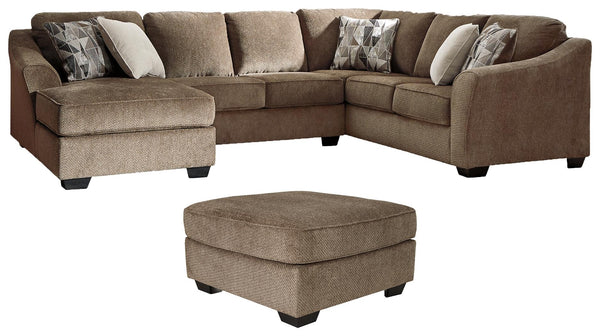 ASHLEY FURNITURE PKG002366 3-piece Sectional With Ottoman