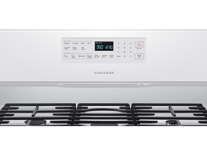 SAMSUNG NX58T5601SW 5.8 cu. ft. Freestanding Gas Range with Convection in White