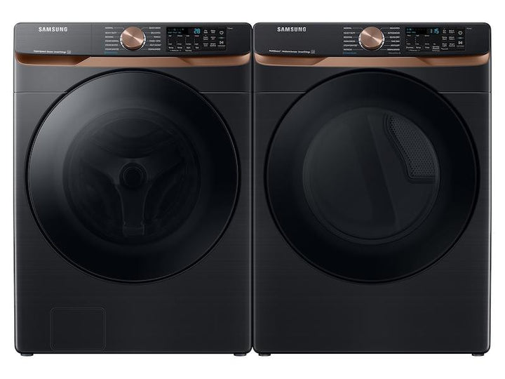 SAMSUNG DVE50BG8300VA3 7.5 cu. ft. Smart Electric Dryer with Steam Sanitize+ and Sensor Dry in Brushed Black