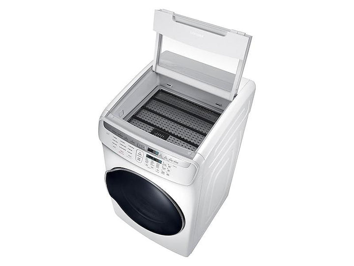 SAMSUNG DVE55M9600W 7.5 cu. ft. Smart Electric Dryer with FlexDry TM in White