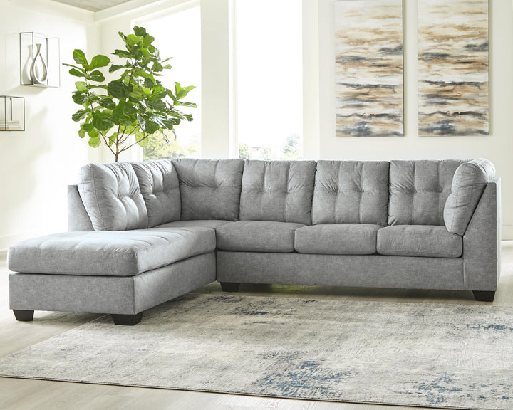ASHLEY FURNITURE 80804S3 Falkirk 2-piece Sectional With Chaise and Sleeper