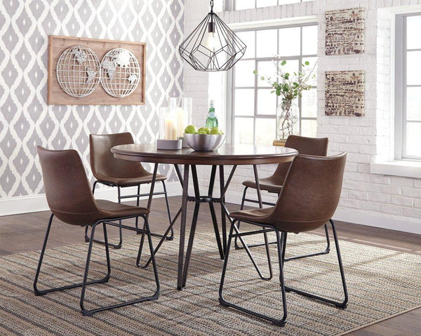 ASHLEY FURNITURE D372D1 Centiar Dining Table and 4 Chairs