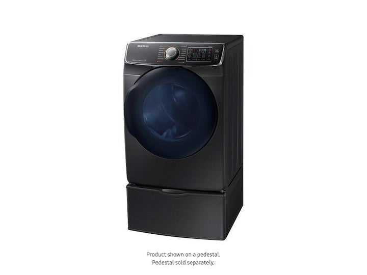 SAMSUNG DV45K6500EV 7.5 cu. ft. Smart Electric Dryer with MultiSteam TM in Black Stainless Steel