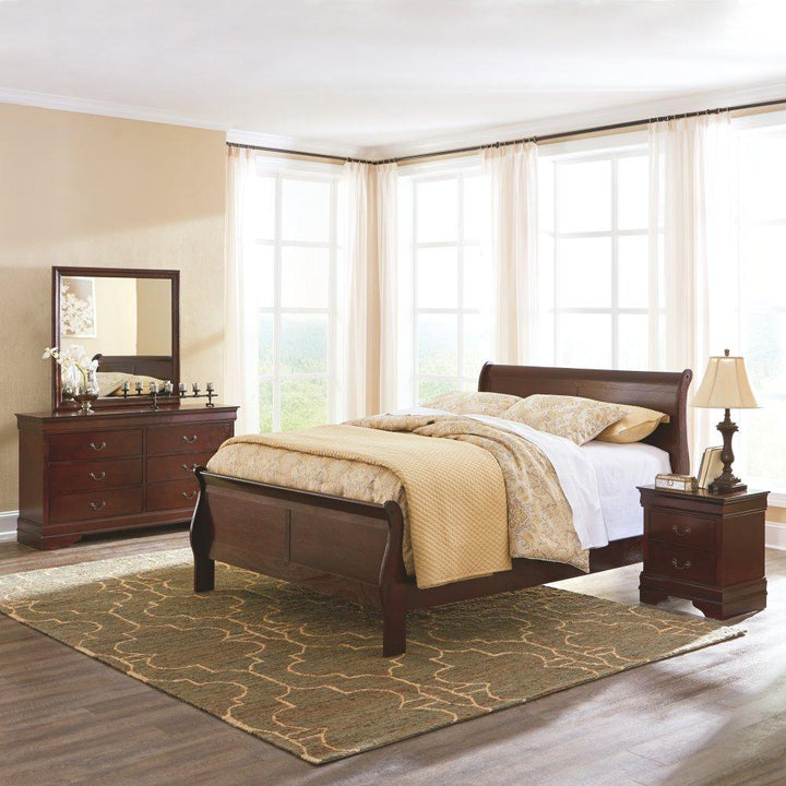 ASHLEY FURNITURE PKG000506 Queen Sleigh Bed With 2 Nightstands