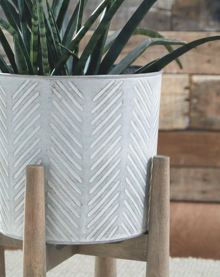 ASHLEY FURNITURE A2000405 Domele Planter set of 2
