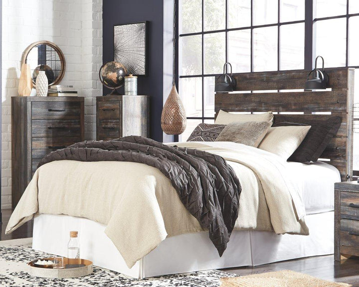 ASHLEY FURNITURE PKG007514 Queen Panel Headboard With Mirrored Dresser