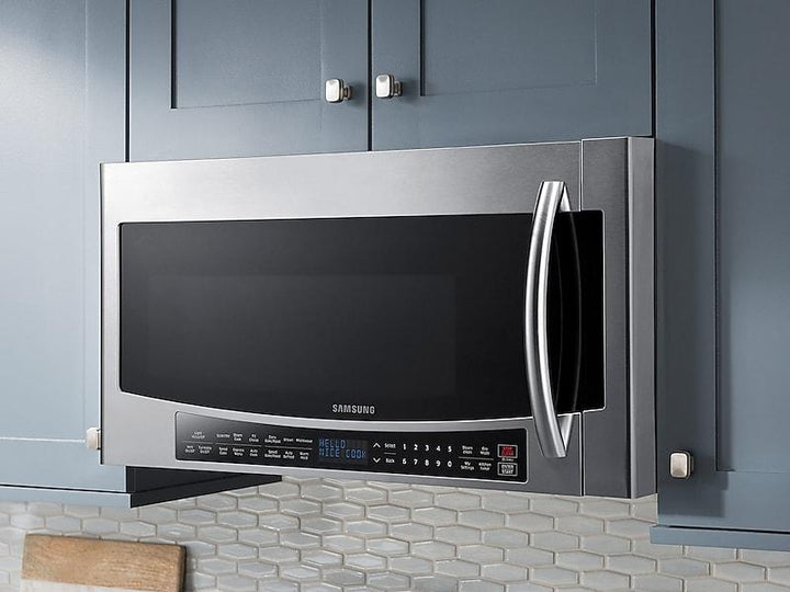 SAMSUNG MC17J8000CS 1.7 cu. ft. Over-the-Range Convection Microwave in Fingerprint Resistant Stainless Steel