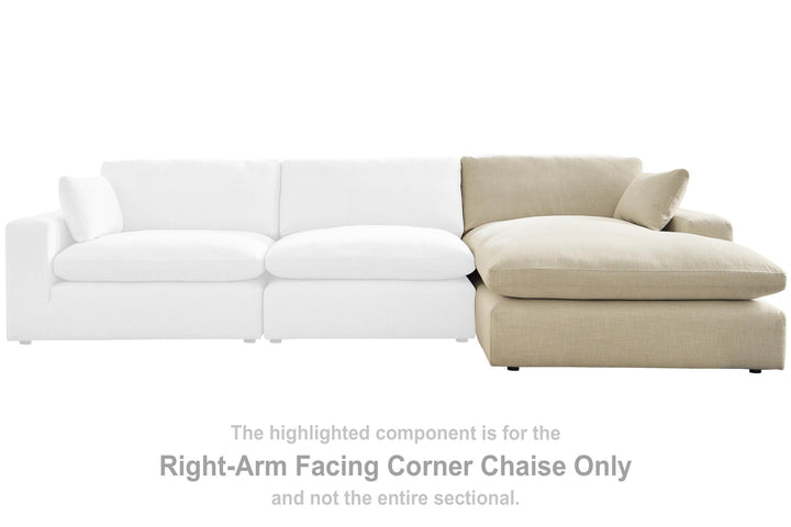 ASHLEY FURNITURE 1000617 Elyza Right-arm Facing Corner Chaise