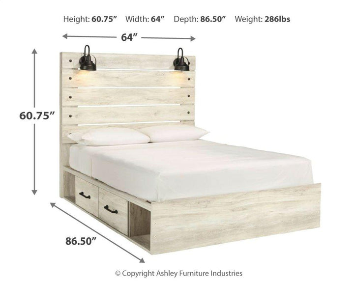 ASHLEY FURNITURE B192B24 Cambeck Queen Panel Bed With 4 Storage Drawers
