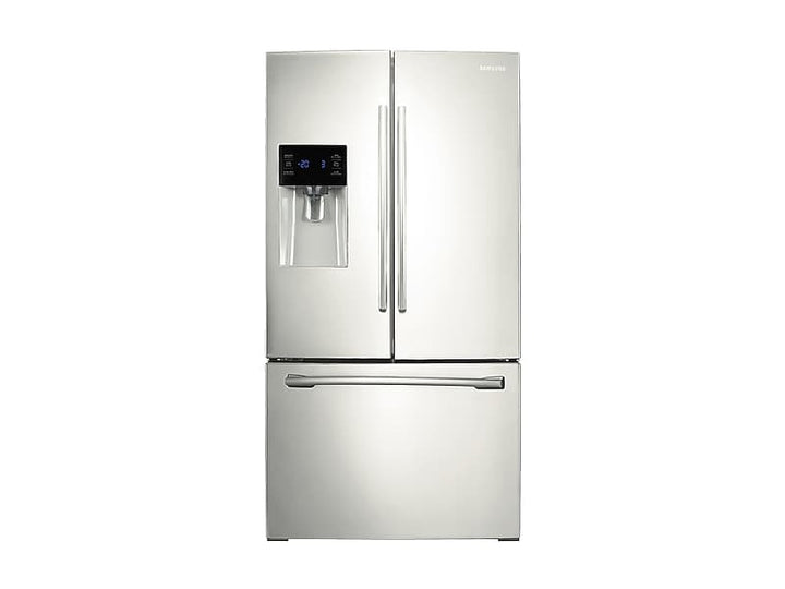 SAMSUNG RF263BEAEWW 25 cu. ft. French Door Refrigerator with External Water & Ice Dispenser in White