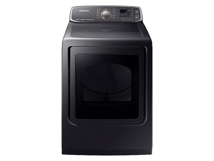 SAMSUNG DVG52M7750V 7.4 cu. ft. Gas Dryer in Black Stainless Steel