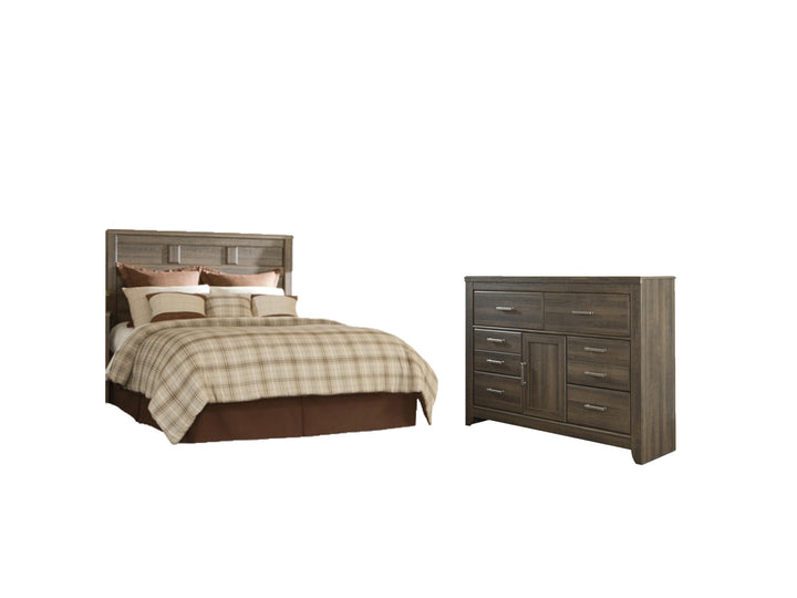 ASHLEY FURNITURE PKG004023 Queen Panel Headboard With Dresser