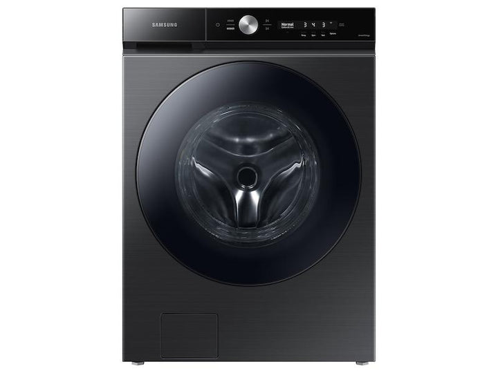 SAMSUNG WF53BB8700AVUS Bespoke 5.3 cu. ft. Ultra Capacity Front Load Washer with Super Speed Wash and AI Smart Dial in Brushed Black