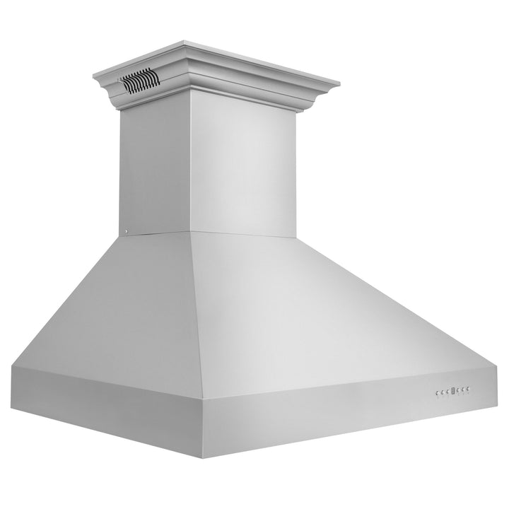 ZLINE KITCHEN AND BATH 697CRNBT60 ZLINE Professional Wall Mount Range Hood in Stainless Steel with Built-in CrownSound TM Bluetooth Speakers Size: 60 Inch